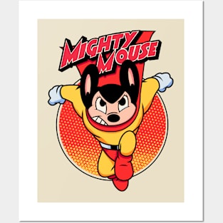 Mighty mouse hero Posters and Art